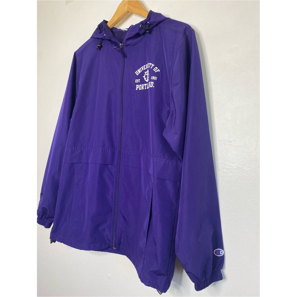University of Portland Windbreaker with Hood Size S Activewear College Unisex - Picture 2 of 7